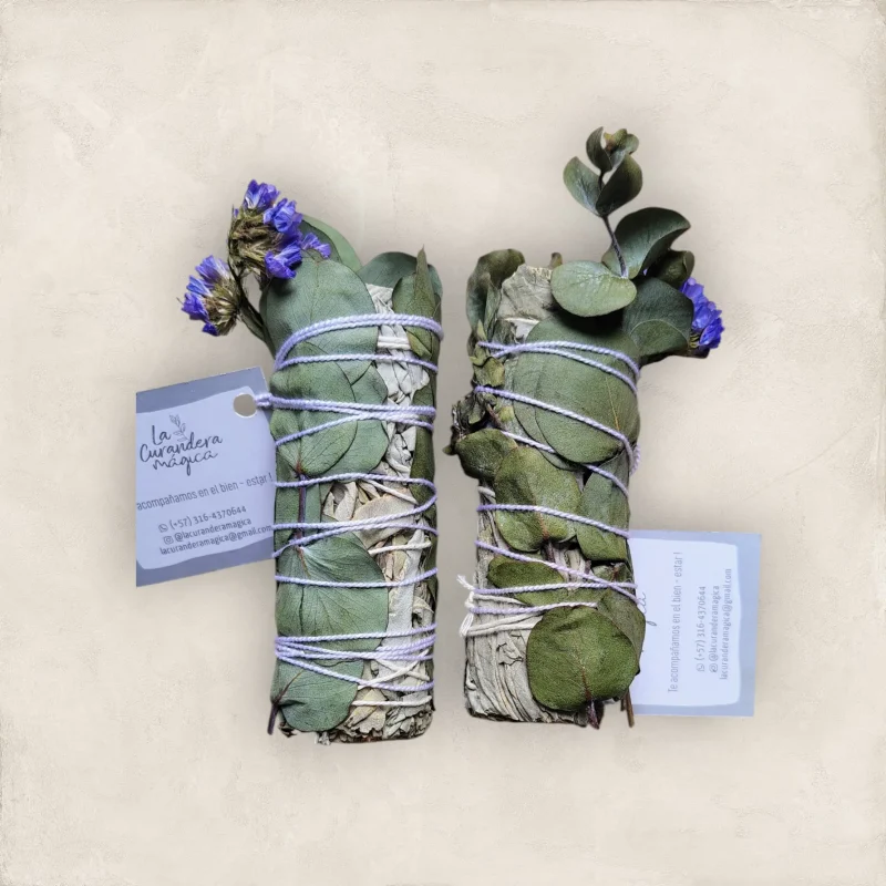 salvia blanca +eucalipto